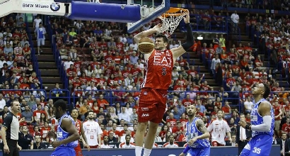 Basket, playoff Serie A: Milano cade, è 2-1 Sassari