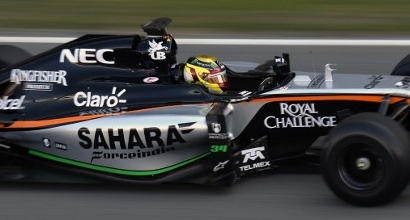 Pascal Wehrlein sulla Force India (Afp)