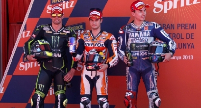 Crutchlow, Pedrosa e Lorenzo (Reuters) Crutchlow, Pedrosa e Lorenzo (Reuters)
