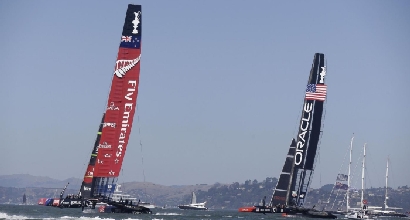 Vela, Coppa America: tris New Zealand, ma Oracle reagisce Vela, Coppa America: tris New Zealand, ma Oracle reagisce