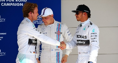 Rosberg e Hamilton (Afp) Rosberg e Hamilton (Afp)