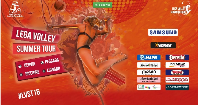 Il Master Group Sport Lega Volley Summer Tour 2016 è su Mediaset Premium