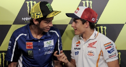 Rossi e Marquez (Afp) Rossi e Marquez (Afp)