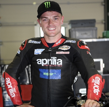 MotoGP, a Misano primo test di Sam Lowes sull'Aprilia