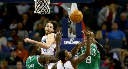 Boston in azione, foto Afp Boston in azione, foto Afp