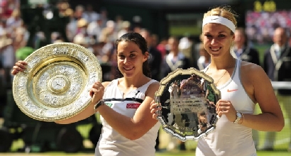 Bartoli e Lisicki, Afp Bartoli e Lisicki, Afp