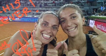 Vinci ed Errani, foto Ufficio Stampa Vinci ed Errani, foto Ufficio Stampa