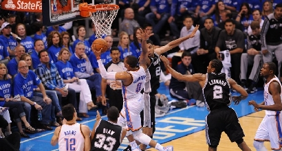 Una fase del match, foto Afp Una fase del match, foto Afp