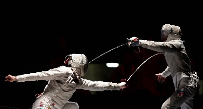 Diego Occhiuzzi in azione, foto Afp Diego Occhiuzzi in azione, foto Afp
