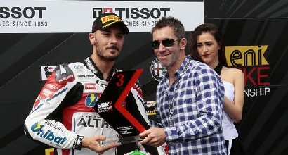 Troy Bayliss e Davide Giugliano, foto IPP Troy Bayliss e Davide Giugliano, foto IPP