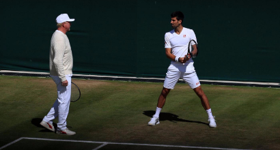 Becker e Djokovic (LaPresse)