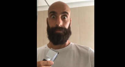 Inter nuovo look per Borja Valero: la barba non c'è più