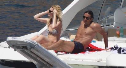 Luca Toni e Marta Cecchetto, lapresse Luca Toni e Marta Cecchetto, lapresse