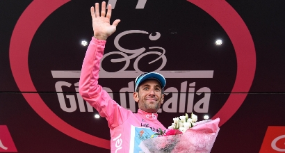 Nibali, foto Ansa