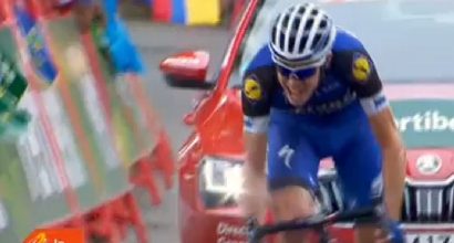 Vuelta 2016, 9a tappa: capolavoro De La Cruz, vince e va in maglia rossa
