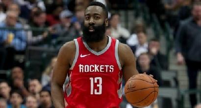 Nba: Harden da favola, i Rockets sbancano anche Denver