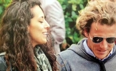 Raffaella Modugno con Diego Forlan
