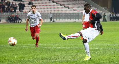 Europa League: Balotelli trascina il Nizza ai sedicesimi