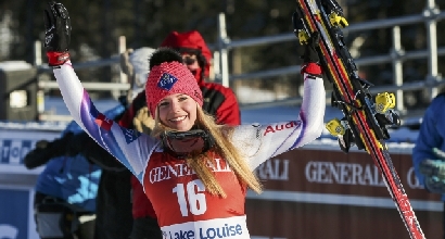 Sci, Tina Weirather vince il Super G a St. Moritz Sci, Tina Weirather vince il Super G a St. Moritz