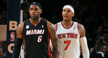 Nba, mercato: James e Anthony verso il rinnovo Nba, mercato: James e Anthony verso il rinnovo