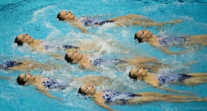 La squadra italiana, foto Afp La squadra italiana, foto Afp