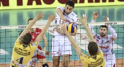 Volley, SuperLega: rimontona Trento, 1-0 su Modena Volley, SuperLega: rimontona Trento, 1-0 su Modena