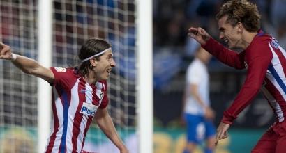 Malaga-Atletico, foto AFP