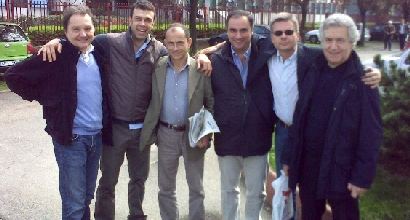 Andrea Sanna (al centro) con Longhi, Callegari, Piccinini, Brandi e Ziliani Andrea Sanna (al centro) con Longhi, Callegari, Piccinini, Brandi e Ziliani