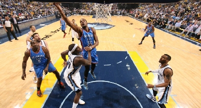 Nba, playoff: Durant doma i Grizzlies, Pacers ok Nba, playoff: Durant doma i Grizzlies, Pacers ok