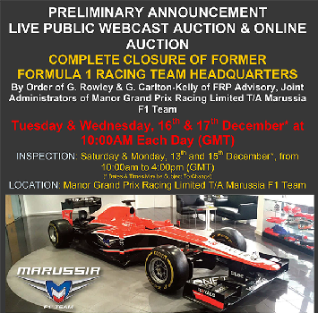 F1, la Marussia va all'asta F1, la Marussia va all'asta