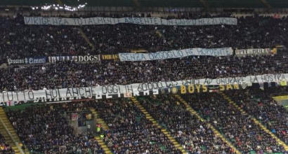 Inter, la Curva Nord sul piede di guerra