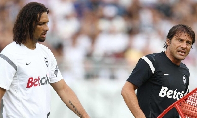Amauri e Conte (LaPresse) Amauri e Conte (LaPresse)