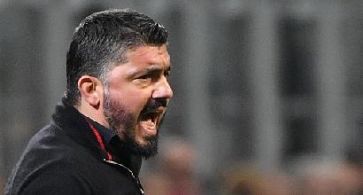 Milan, Gattuso: "Non abbiamo giocato da squadra"