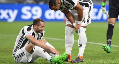 Chiellini: lesione al bicipite femorale, non facile il recupero