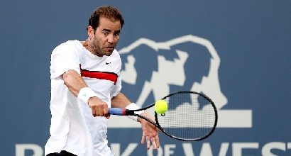 Pete Sampras oggi (Afp) Pete Sampras oggi (Afp)