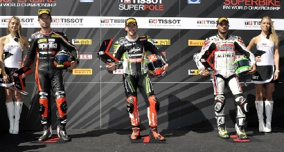 Guintoli, Sykes e Giugliano Guintoli, Sykes e Giugliano