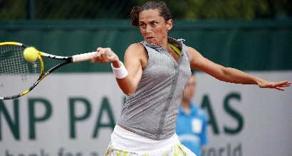 Roberta Vinci, foto Ansa Roberta Vinci, foto Ansa