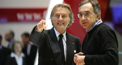 Montezemolo e Marchionne, foto Afp Montezemolo e Marchionne, foto Afp