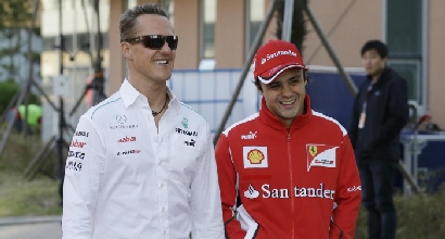 Schumacher e Massa (LaPresse) Schumacher e Massa (LaPresse)
