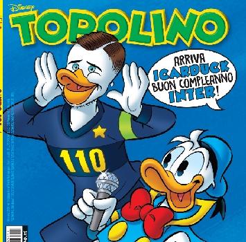 Topolino celebra i 110 anni dell'Inter