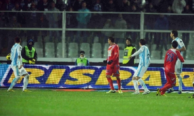 L'1-1 di Barrientos, LaPresse L'1-1 di Barrientos, LaPresse