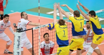 Volley, SuperLega: riscatto Trento, Verona demolita Volley, SuperLega: riscatto Trento, Verona demolita
