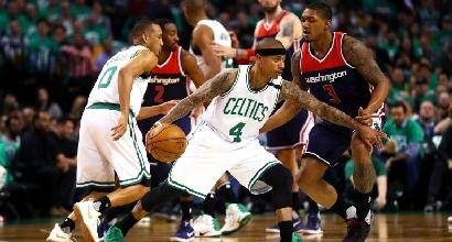 Basket, playoff Nba: Boston schianta Washington in gara 5, finale di conference ad un passo