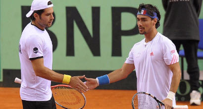 Fognini-Bolelli, Foto LaPresse