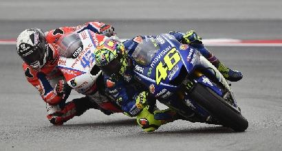 MotoGP, Rossi: "Sull'asciutto avrei lottato per il podio"