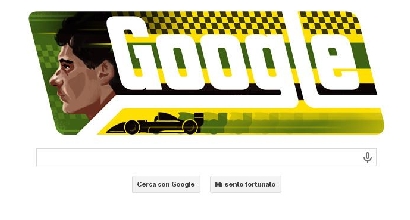 Doodle di Google per Senna Doodle di Google per Senna