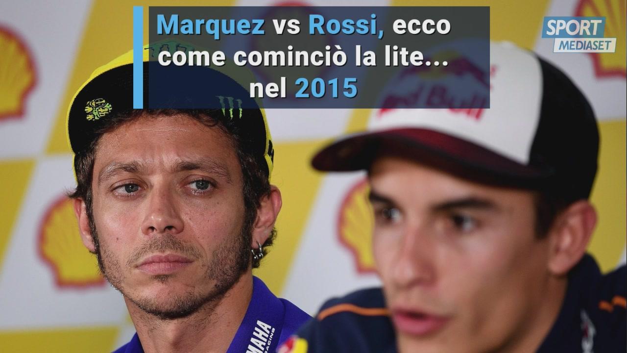 Marquez-Rossi, lite infinita: tutto cominciò nel 2015