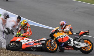 L'incidente di Jerez (Afp) L'incidente di Jerez (Afp)