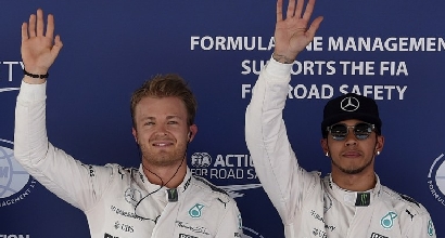 Rosberg e Hamilton (Afp) Rosberg e Hamilton (Afp)