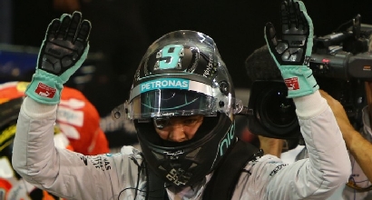 Rosberg pole Abu Dhabi AFP, Foto AFP Rosberg pole Abu Dhabi AFP, Foto AFP